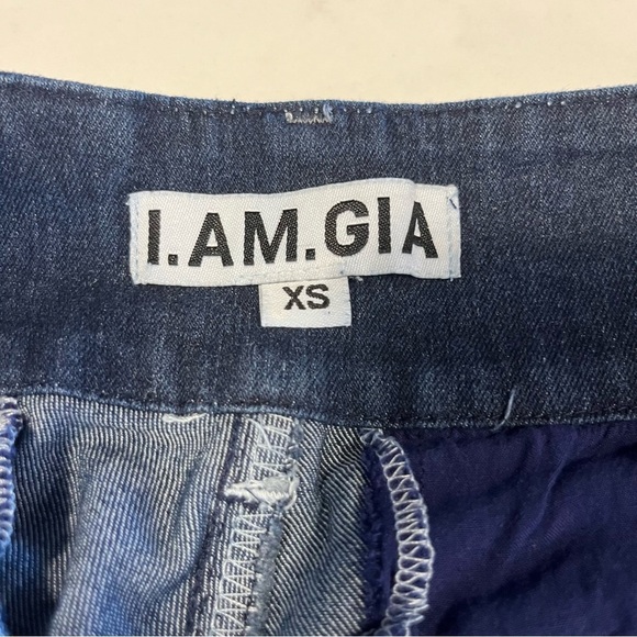 I. AM. GIA. Ace High Waist Denim Cargo Pants - Picture 7 of 7